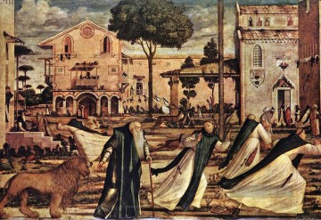 Vittore Carpaccio Werke - St Jerome und der Löwe Vittore Carpaccio